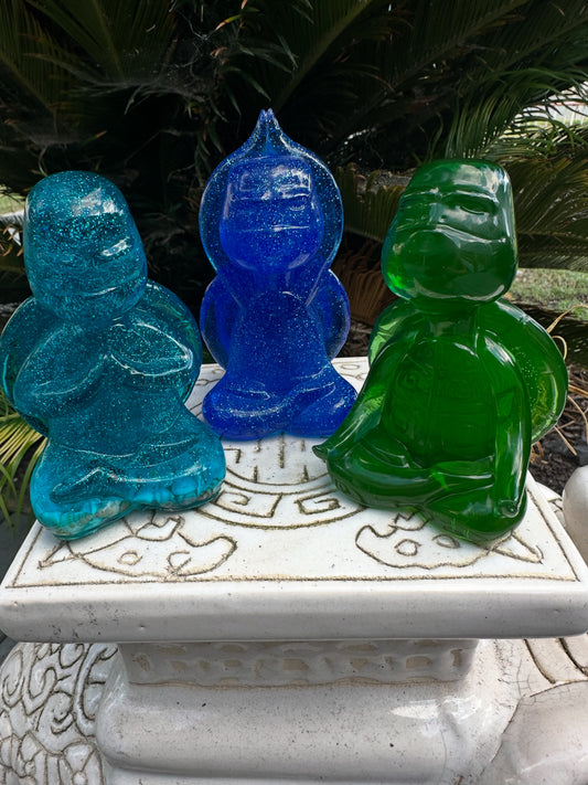 Yoga Resin Frogs